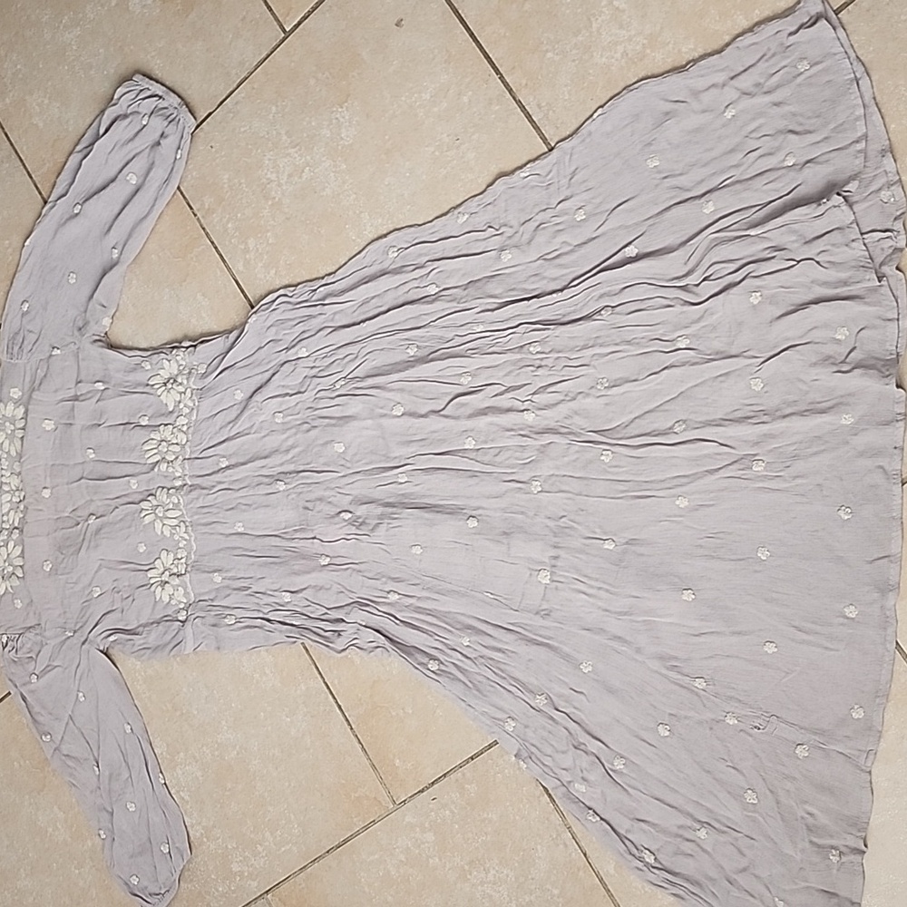 Free People Fable Dusty Lavendar Maxi Dress Size Medium - Picture 13 of 14